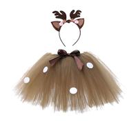 Générique Tutu Jupes Fille Jupe Short Fille Chic gonflé à Motif de cerf Mignon pour de Princesse fête de Carnaval et Gala Costumes de Carnaval