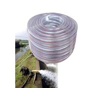 Générique Tuyau d'arrivée d'eau en PVC renforcé de Fil d'acier - Tuyau Transparent résistant au Gel for Pompe à Eau, arrosage de Jardin et Usage Domestique(ID 200mm/7.9" x T 10mm)