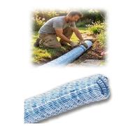 Générique Tuyau de Drainage Flexible perforé pour Jardin et terrasse, Conduit d’Infiltration pour tranchées, Gestion des eaux de Pluie, Irrigation et aménagement paysager(10 cm,100 cm/3.3 ft)
