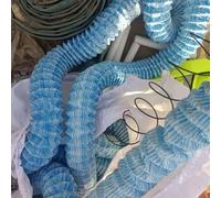 Générique Tuyau de Drainage français Flexible et perforé - 1 m à 100 m, Extensible et ondulé, en Tissu Non tissé Souple pour Cour, Jardin, pelouse, Trottoir, terrasse (10 cm de diamètre)