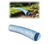 Générique Tuyau de Drainage français Flexible renforcé de Fil d'acier - Tube ondulé perforé for Le Drainage de l'allée, de la Cour, de la pelouse et de l'extérieur(300mm,7 Meters)