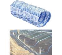 Générique Tuyau de Drainage français ondulé en Fil d'acier, Tube de Drainage perforé à Infiltration Souple de 2/3/4 Pouces for Patio/extérieur/Cour(10cm/4in,12m/39.4ft)