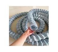 Générique Tuyau de Drainage français perforé avec Tissu filtrant et Fil d'acier intégré for Un Drainage paysager Flexible et Robuste(19.7ft)