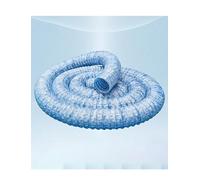 Générique Tuyau de Drainage français - Perforé et Flexible avec Tissu filtrant Non tissé for Le Drainage des Jardins, des pelouses et des paysages(8cm,100cm)