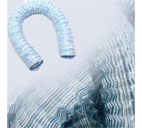 Générique Tuyau de Drainage français Tuyau De Drainage Perméable, Se Plie Facilement, Tuyau De Drainage Flexible, Tube Perforé De Drainage Paysage De Canalisation Perméable(L 6M/DIA 150MM)