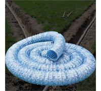 Générique Tuyau de Drainage français Tuyau De Drainage Perméable Souple, Tuyau Drainage Perforé Flexible De 50 80 100 150 200 250 300 Mm De Diamètre pour Ceintures Vertes(L 17M/DIA 50MM)