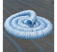 Générique Tuyau de Drainage français Tuyau Souple Perméable De 50 À 300 Mm De Diamètre, Tuyau Perforé Souple pour Chantiers De Construction De sous-sols Et Terrains De Sport(L 30M/DIA 100MM)