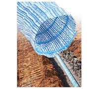 Générique Tuyau de Drainage ondulé de 4 Pouces, Tuyau de Drainage français à Infiltration Souple, tuyaux de Drainage Flexibles en Tissu Non tissé(L1700m(55.8ft))