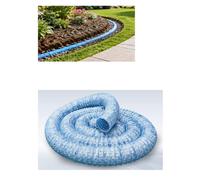 Générique Tuyau de Drainage perforé 2", Flexible annelé Type Drain français | Pour drainage enterré du jardin et de la pelouse, flexible et facile à courber(82.0ft/2500cm)