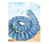 Générique Tuyau de Drainage perforé, diamètre 4 Pouces, ondulé, Flexible, avec Fil d'acier, for aménagement paysager(L500cm(16.4ft))
