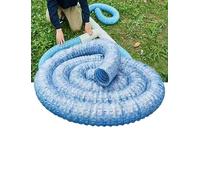 Générique Tuyau de Drainage perméable Souple, Drain Aveugle en Plastique Flexible for pelouse de Jardin, Tube de Drainage Souterrain for aménagement paysager(2x512.2)