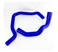 Générique Tuyau de Refroidissement Durite De Radiateur en Silicone pour Je&EP pour Cherokee XJ 4.0l 242 CID L6 1984-2005 (2 Pièces) (Couleur : Bleu)