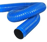 Générique Tuyau de Ventilation en PVC Flexible et Robuste 100 mm pour évacuation des gaz d'échappement des Machines, Tube d'extraction de poussière Industrielle 3 m