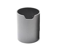 Générique Tuyau d'échappement 1PC Sortie 93mm Voiture Boîtier Universel Mat Embout D'échappement Brillant en Fiber Carbone Silencieux Tuyau Couvercle pour BMW(Matt)