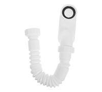 Générique Tuyau d'évacuation d'évier flexible et extensible : tube d'extension simple en plastique pour évier de salle de bain et de cuisine