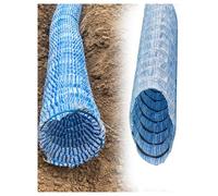 Générique Tuyau Flexible d'infiltration français, tuyaux ondulés perforés industriels, Tuyau de Drainage des Terres for Jardin, pelouse, terrasse, Trottoir, Maison, Paysage(150mm,7 Meters)