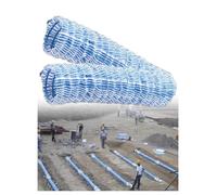 Générique Tuyaux de Drainage de 6 Pouces for Infiltration des eaux de Pluie, Tuyau de Drainage français à Infiltration Douce, Tube de Drainage Souterrain Extensible((16.4ft) 500cm)