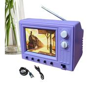 Générique TV Pocket Rétro 8 Go Mémoire USB Lecture Décoration Intérieure
