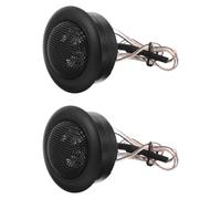 Générique Tweeters de Voiture en Plastique Noir 1 Paire Haut-parleurs pour Audio 30w Facile à Installer et Résistants aux Chocs pour Système Audio Automobile