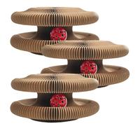 Générique Twisty Paws Cat Toy, Interactive Foldable Cat Scratcher with Ball, Modular Magnetic Design, Scratch, Play & Rest for Indoor Cats, Endless Fun & Shapes for Kittens and Adult Cats