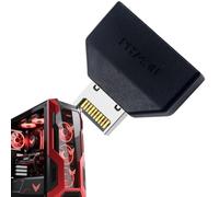 Générique Two Port Expansion Adapter, Front Panel Converter, 0.39x1.02x0.98 inches Type A Type C Extension, Internal Header for Cable Management PC Maintenance and Efficient Data Transfer