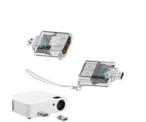 Générique Type C Adapter, Mini Plug Connector, Portable Interface Head, for Fast Device Linking, with Plug and Play Design, for Tablet Computer Keyboard Reader Youth Adult Use