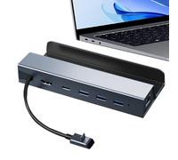Générique Type-C Docking Station - Screen Mirroring, 4K 60Hz, Gigabit Ethernet Converter | Dock For Game Console, 6-in-1 Screen Mirroring Supplies