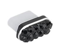 Générique Type C Dust Plug Charm - Phone Charging Port Cap, Decorative USB C Dust Blocking Cover, Glitter Port Protector Plug, Sparkling Mobile Connector Seal Accessories for TypeC Interface