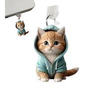 Générique Type C Dust Plug - Mobile Phone Dust Cover | Dustproof Type C Protective Cat Reusable, for Various Cellphone Models Travel Home, Mobile Device Protection