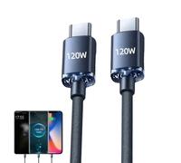 Générique Type C Splitter - Double Fast Lead, double Port woven Line, Charging Cable | Two Way Extension Wire, Outdoor Travel Powering System Component Overvoltage Protection Device Phone Adapter