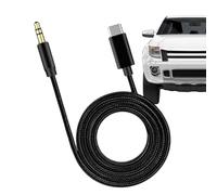 Générique Type-C to 3.5mm Audio Output Cable, Flame-Retardant Wire with Anodized Aluminum Alloy Shell, 3.3FT Shielded Stereo Adapter Cord for Headsets Car Automotive Computer Enhanced Sound
