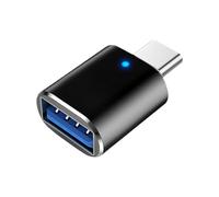 Générique Type C to usbAdapter - High Speed usb3.0 Converter, Male to USB3 Female Adapter, Compatible Driverless Adapter, LED Indicator Light, Aluminum Alloy usbAdapter | for Tablet Mobile Laptop P