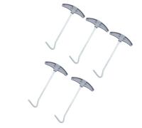 Générique Type Extracteurs de piquets de Tente Bâches de Camping Outil d ' de Clous Texture métallique avec poignée Ergonomique pour Un Retrait Facile Outil de Piquet de Tente Dense