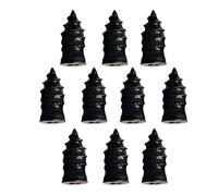 Générique Tyre Puncture Screw - Quick Repair Kit, 0.5 inch External Threaded Bolt, Not Easy to Break, Weatherproof Self Service Sealant, Black Resin Compound | Roadside Aid for Truckers & Bikers