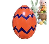 Générique Œuf de Pâques Gonflable - Décorations de Pâques colorées en PVC à gonfler - Ornement extérieur de Cour | pour intérieur, extérieur, Jardin, pelouse, Porche, Maison, Chasse,