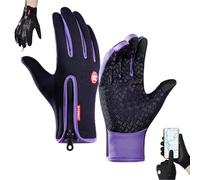 Générique Ultimate Waterproof & Windproof Thermal Gloves, Upgraded Thermal Glove with Touch Screen, Waterproof & Windproof Unisex (Purple)