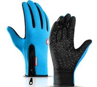 Générique Ultimate Waterproof & Windproof Thermal Non-Slip Gloves, Winter Touchscreen Glove for Men and Women, Winter Motorcycle Bike Gloves (Blue,XL)