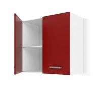 Générique Meuble haut de cuisine ULTRA L 60 cm Rouge mat