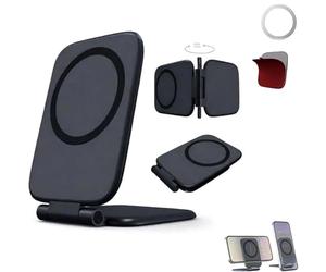 Générique Ultra-Slim Magnetic Phone Holder, 270° Foldable Car Mount, Adjustable Holders with Wide Angle Adjustment for Car, Compatible iPhone 15/14/13/12 Pro Max & All Smartphones