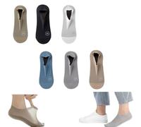 Générique Ultra Thin Liner Non Slip No Show Socks, Invisible Ice Silk Breathable Anti-Slip Socks, Unisex Low Cut Moisture-Wicking Sock