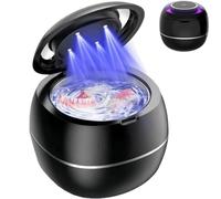 Générique Ultrasonic UV Denture Cleaning Dome,Professional Portable Retainer Cleaner Machine,Deep Cleaning & 42,000hz High-Frequency Waves for Night,Guards,Braces,Aligner,Toothbrush,Jewelry (Black)