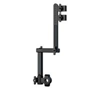 Générique Umbrella Fixation Arm - Multi Directional Mobility Device Stand, Hands Free Shelter Clip, Versatile Pushchair Handle Extension, Robust Canopy Mounting Gear | for Boat Scooter Beach Bike