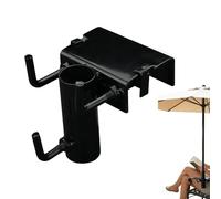 Générique Umbrella Holder - Adjustable Universal Rustproof Heavy Duty, Brolly Holder | Outdoor Umbrella Chair Clamp, Umbrellas Stand for Balcony Beach Yard Lawn Camping Hiking Fishing
