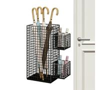 Générique Umbrella Storage Rack - Iron Construction, Large 50x20x20cm Vertical Tub - High Capacity Rain Holder For Home Entryway, Office, School Or Business - Durable Floor Stand