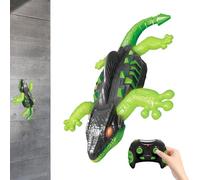 Générique Un lézard télécommandé grimpe au Mur - Chenille grimpante | Jouet Animal télécommandé avec lumière | pour Cadeaux de Noël, Jouant à la Maison, fêtes, Le Verre, l'extérieur, Le salo