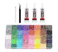 Générique Un Projet de Bricolage avec des Pierres précieuses étincelantes pour Adultes et Enfants (30 ML) (Black, 30X20X1.8CM)