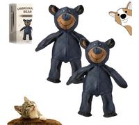 Générique Unbreak Bear Dog Toy, 2025 New Unbreak-Bear for Heavy Chewers, Indestructible Dog Toy, for Aggressive Chewers to Keep Them Busy, Chew Toys Interactive Squeaky Toys (Blue*2)