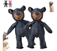 Générique Unbreak Bear Dog Toy, 2025 New Unbreakable Extreme Bear Upgraded, for Aggressive Chewers to Keep Them Busy, Chew Toys Interactive Toys, Indestructible Squeaky Toys, for Large Dogs (Blue*2)
