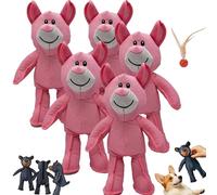 Générique Unbreakable Dog Toys, Unbreak Bear Dog Toy, Unbreak-Bear for Heavy Chewers, Heavy Duty Chewer Large Breed, Indestructible Dogs Toys for Large Dogs (Pink 5pcs)