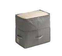 Générique Under Bed Box, Clothes Storage Organizer, 600d Oxford Cloth with 19.69x19.69 Inches, Foldable Storage Container for Apartment Closet, Bedroom, Dorm, Home, Travel, and Moving
